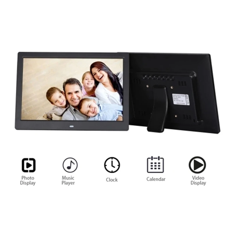 SJD-1203 12 inch LEDs Digital Photo Frame 1280x800 H-D Screen Desktop Album Display Image MP4 Video MP3 Audio Clock Calendar wit SJD-1203 12 inch LEDs Digital Photo Frame 1280x800 H-D Screen Desktop Album Display Image MP4 Video MP3 Audio Clock Calendar wit
