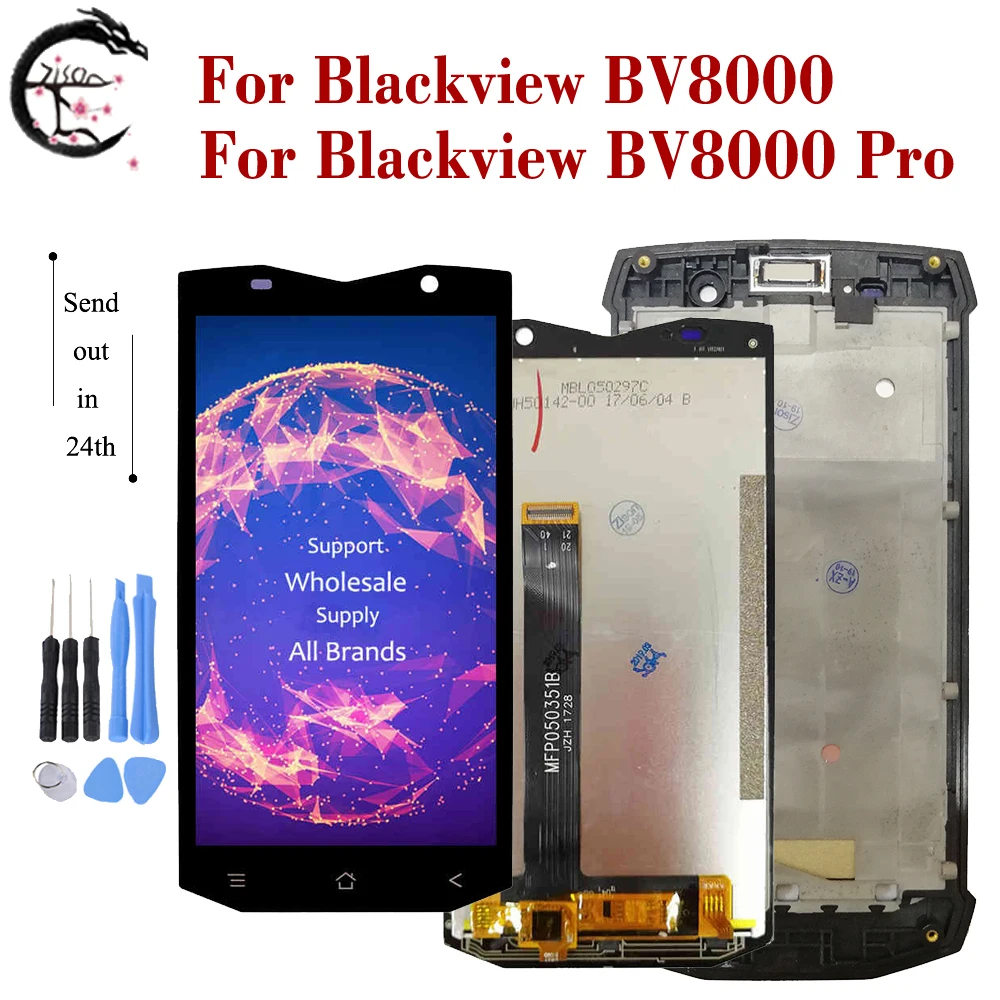 ЖК дисплей с рамкой для Blackview BV8000 / Pro сенсорным экраном и дигитайзером в сборе BV 8000