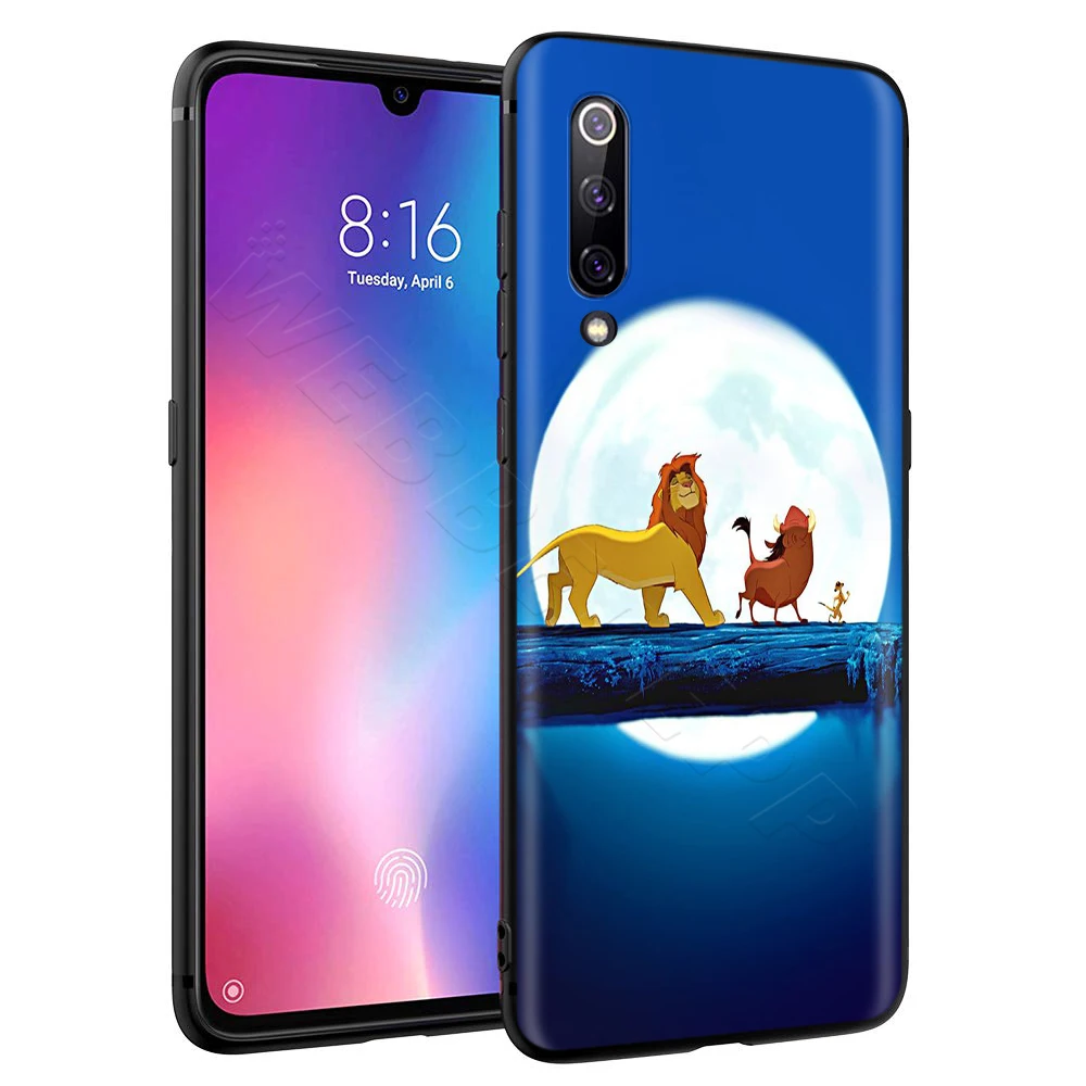 Чехол Король Лев для Xiao mi Red mi Note 8 mi 3 6 8 9 A1 A2 A3 8A 6X9 T CC9 Lite SE Pro Max F1 10