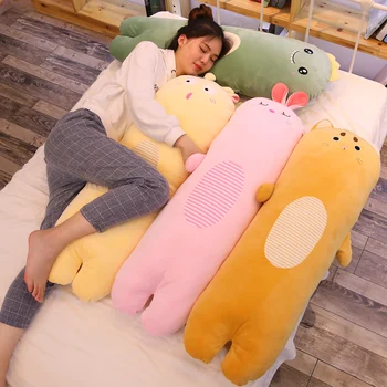 

Long Sleep Nap Cushion Pillow Car Animal Pillow Sofa Soft Pillow Cushion With Washed And Disassembled Pink Home Decoration
