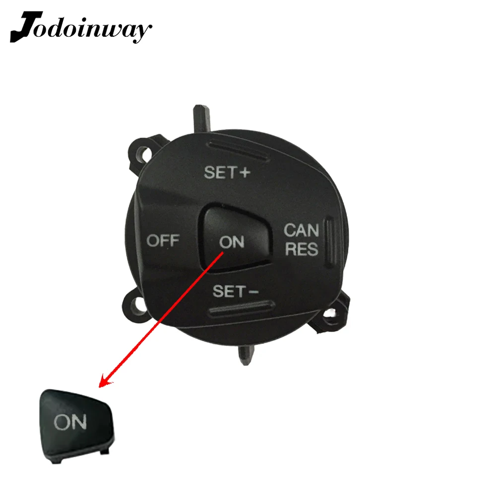 Single ON Button For Ford Fiesta MK7 MK8 ST Ecosport 2013 2015 Blue LED Car Steering Wheel Cruise Control Switch Accessories | Автомобили