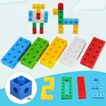 

100Pcs Magic Building Blocks Cubes Stacking Kids Intelligence Develping Toy Puzzles Assembly Model gift for children