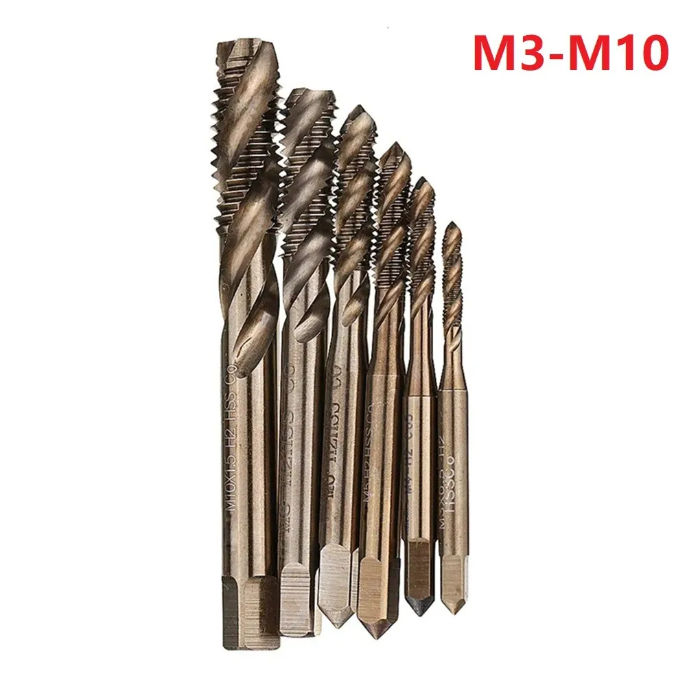 electric plane tool M3-M10 HSS- Co Cobalt M35 Machine Sprial Flutes Taps Metric Screw Tap Right Hand Square Shank Thread Plug Tap Drill spokeshave plane