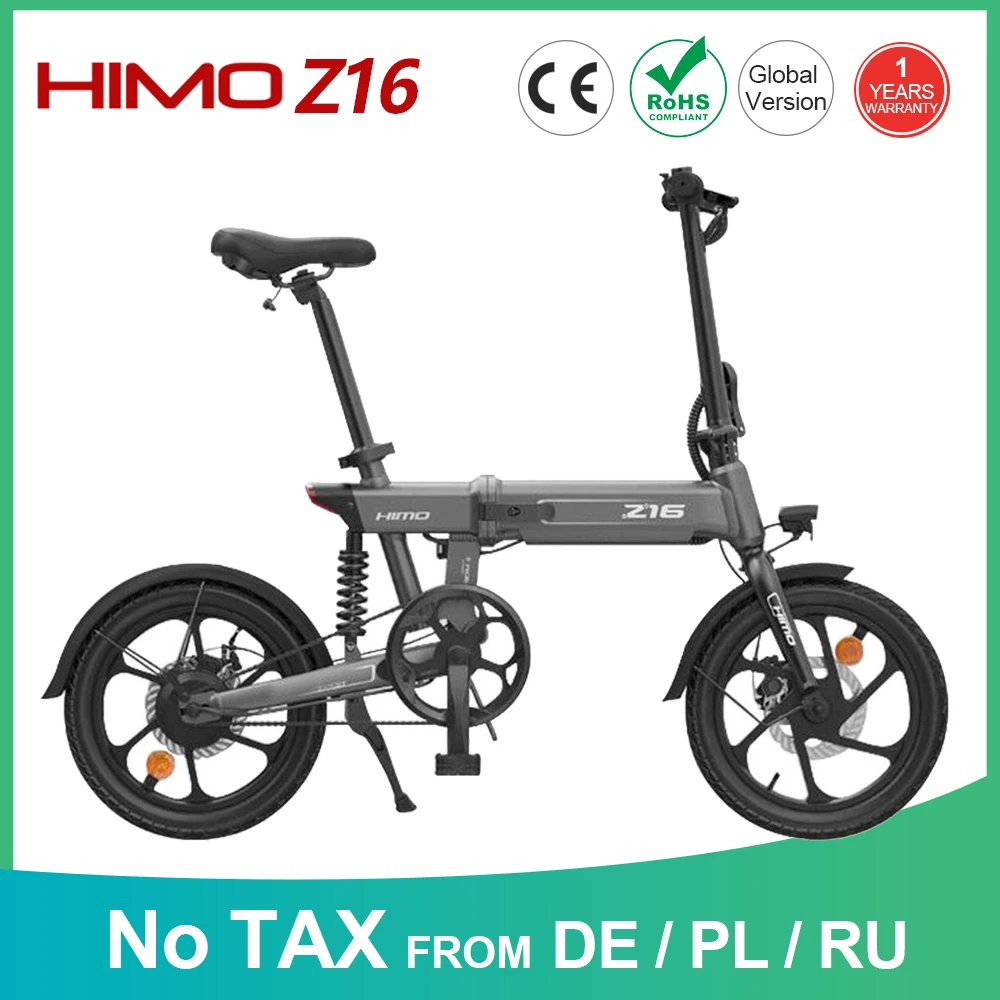 Складной электрический велосипед HIMO Z16 16 дюймов CST шина городской