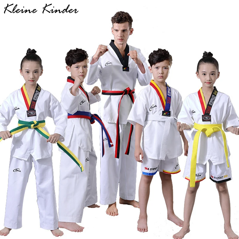Купить униформа для тхэквондо детская одежда мальчиков и девочек judo