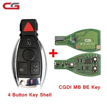 

CGDI MB Be Key Support All For Mercedes Till FBS3 315MHZ/433MHZ Plus For Benz Smart Key Shell 4 button Without Logo