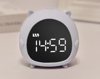 

Portable Led Alarm Clock Remote Modern Temperature Morning Alarm Radiocontrol Clock Time Display Table Clocks Digital New OO50AC