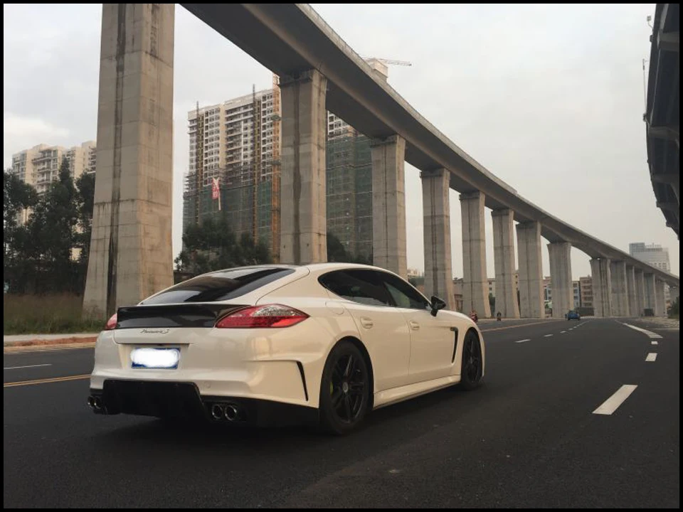 VORSTEINERNR стильный задний багажник из углеродного волокна для Porsche Panamera 970,1 2009-2013 в Стайлинг CF задний бампер спойлер крыло