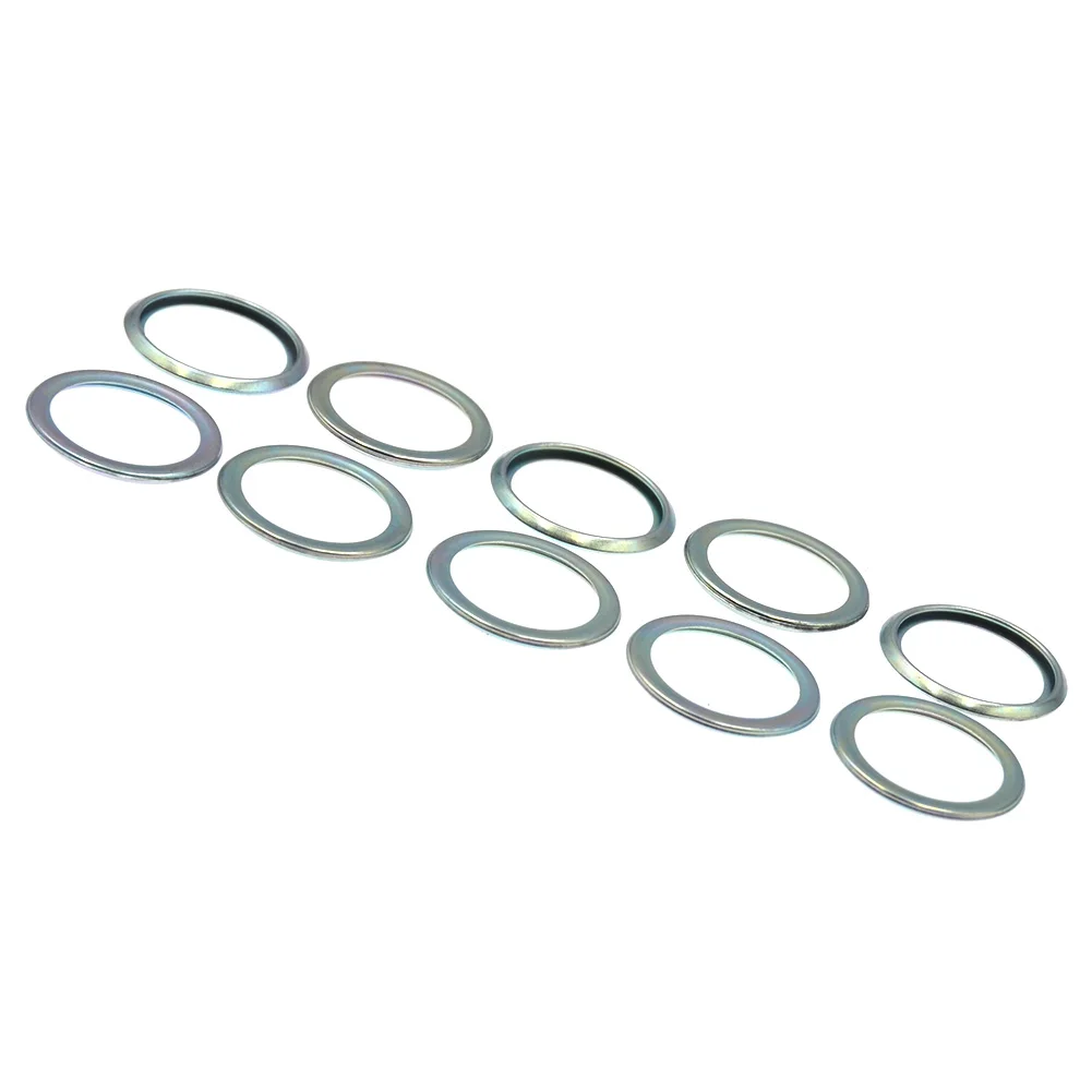 Oil Drain Plug Gasket Oil Drain Plug Seal Washer Sealing Washers 10/20/50pcs Oil Drain Plug Crush Washer Oil Gasket Washers Seals Car Accessories for Subaru Impreza Legacy Forester 11126AA000
