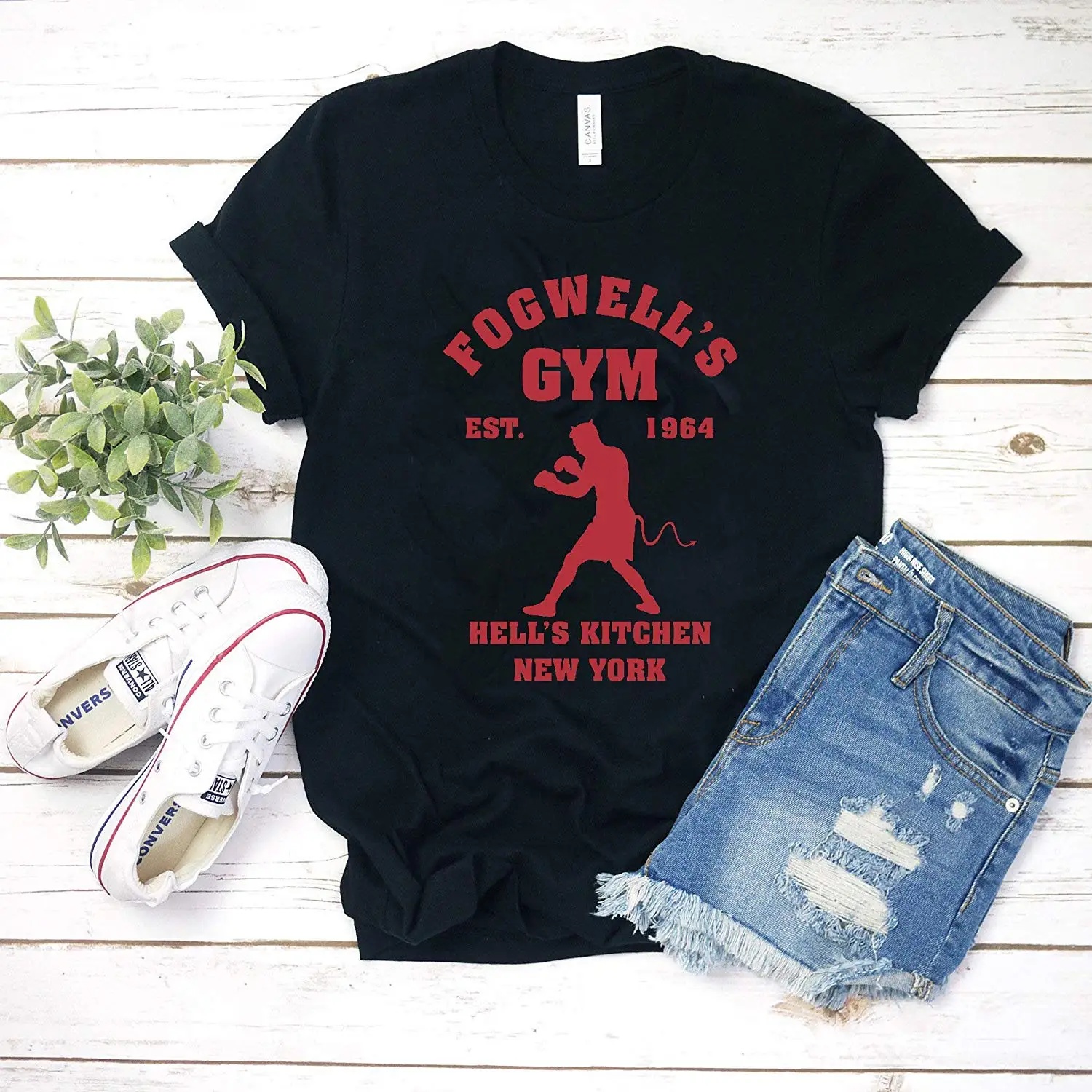 Fogwell's Gym Box the Devil Gift for men woman unisex women t shirt |