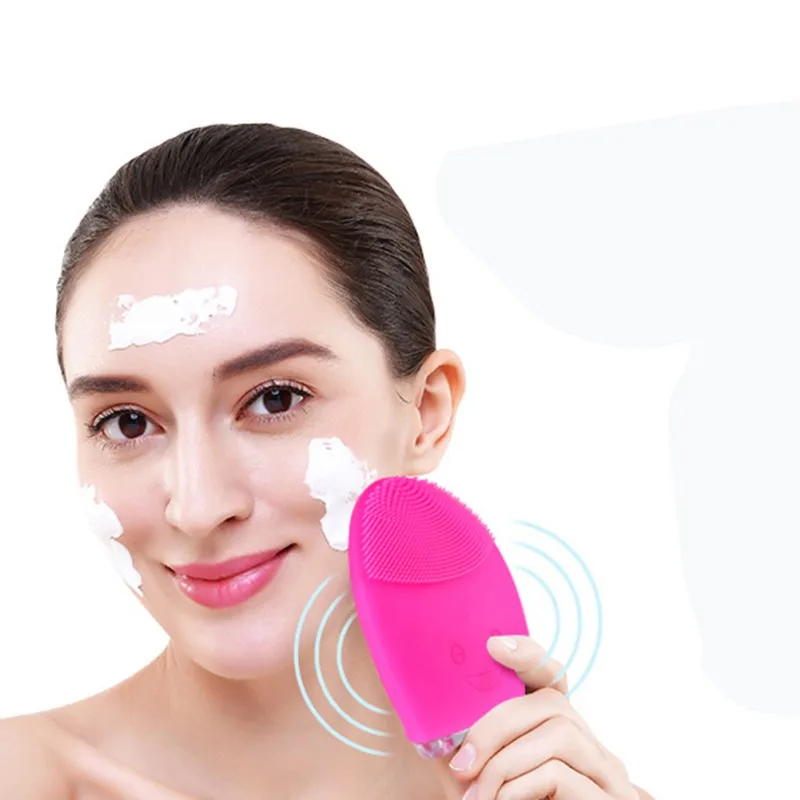 Facial Cleansing Brush Mini Electric IPX7 Waterproof Dirt Remove Massage Cleanser Face Skin Care Washing Machine 1 Facial Cleansing Brush Mini Electric IPX7 Waterproof Dirt Remove Massage Cleanser Face Skin Care Washing Machine 2