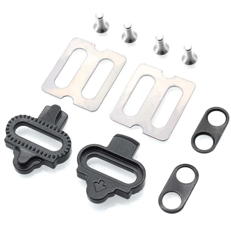 Bike Pedal Cleats Clip Universal MTB Road Bicycle Self Locking Pedals Shoe Locks G99DBicycle