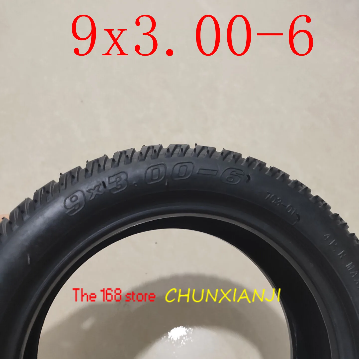 9X3. 00-6 бескамерные вакуумные шины 9 дюймов один мини мотоцикл мини электрический скутер вал бесщеточный безредукторный Мотоцикл Запчасти