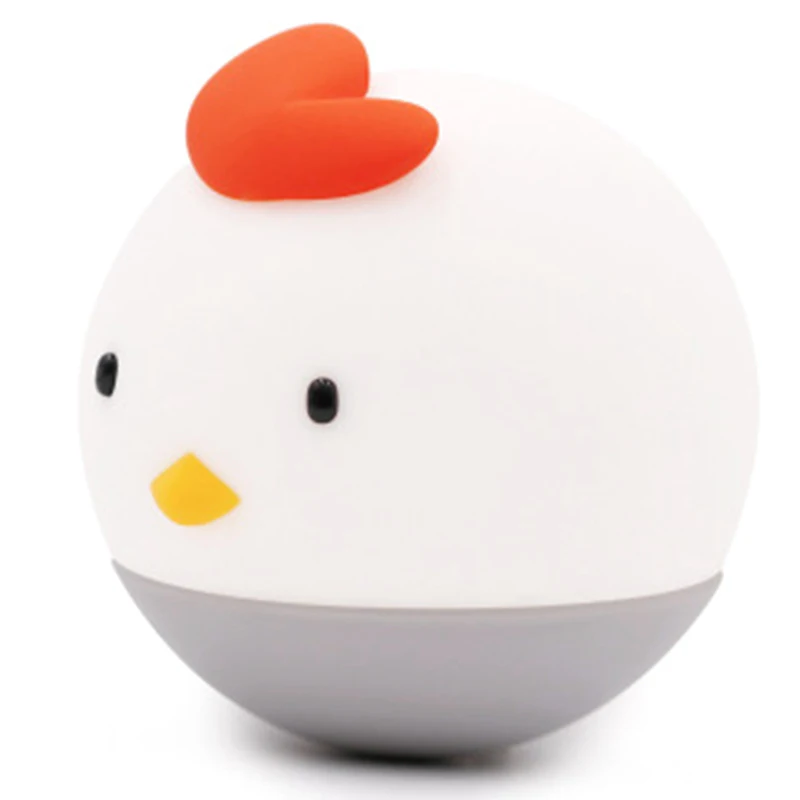 ABUI-Cartoon Desktop Bedside Lamp Home Night Lights Decoration Chick Led Lamp