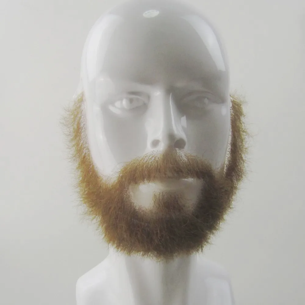 Fake Beards and Mustaches Realistic costume 100% human hair