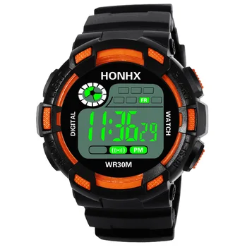 

Men Digital Watch Large Screen LED Display Date Alarm Clock Waterproof Outdoor Sports Multifunction Electronic Watches Mens Gift