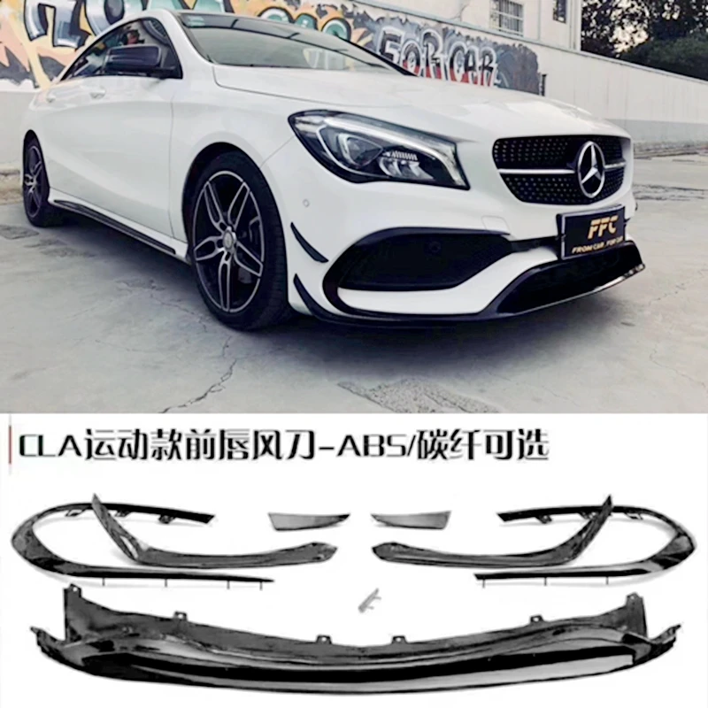 

Передний бампер CLA Class CLA45, передний бампер, передний бампер W117 для Mercedes 2016-2017 Facelift, спортивная версия