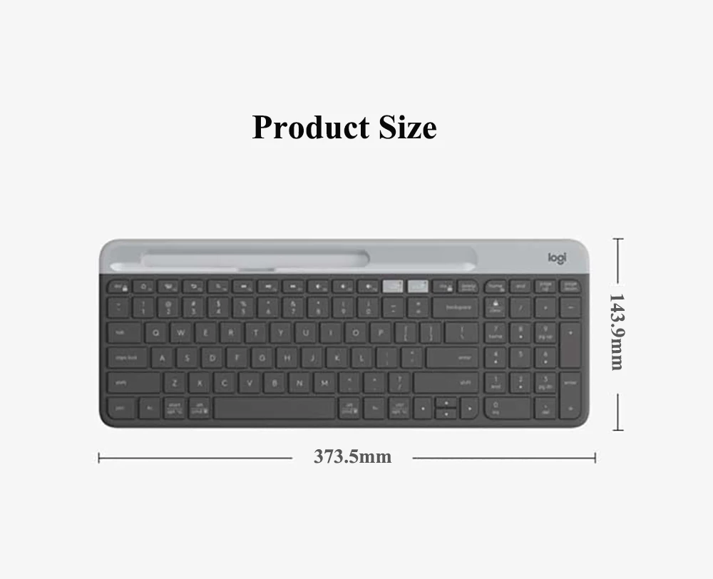 Оригинальная Беспроводная Клавиатура logitech K580 2,4G с несколькими устройствами, двойной режим для компьютера, планшета, телефона