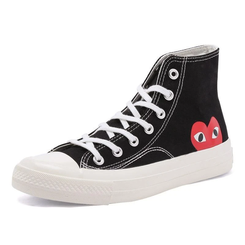black cdg shoes