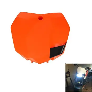 

Motorbike Front Number Plastic Plate Card Kits For KTM Dirt Bike Motorcycle License Plate Frame Motorbike Accessories
