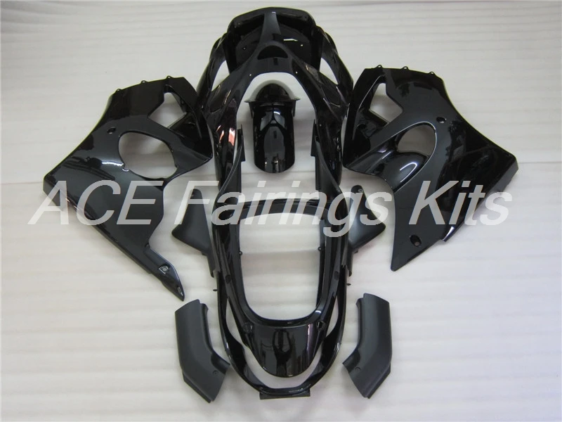 ABS Полный Обтекатель подходит для Kawasaki ZX6R 2000 2001 2002 мотоцикл Обтекатели ZX-6R 00 01 02 ниндзя 636 кузов все черные огни