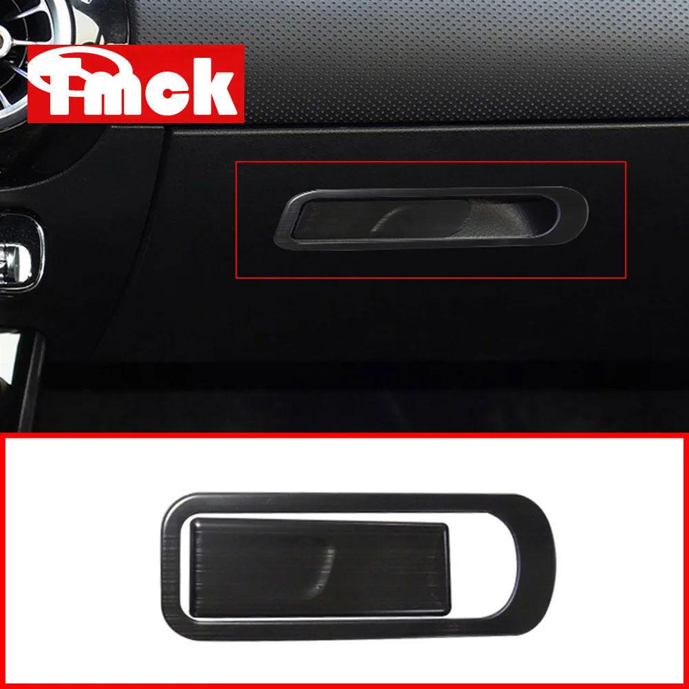 

For Mercedes Benz A Class W177 A180 A200 A220 A250 AMG 2019+ Car Accessories Copilot Glove Box Switch Cover Trim Frame Stickers