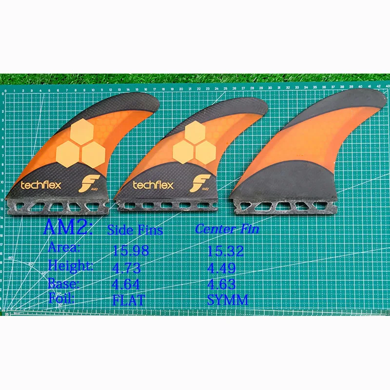 Будущее AM2 3 плавник Techflex большой доски для серфинга три ребра комплект Фондовая