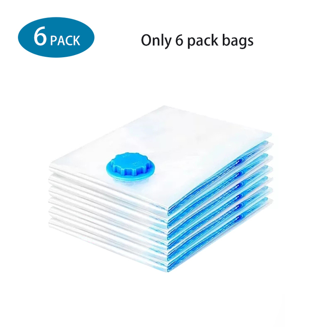 Vacuum Clothes Storage Organizer Vacuum Bags for Clothes Compressed Bag Hand Pump Save Space Seal Blanket Organizer
