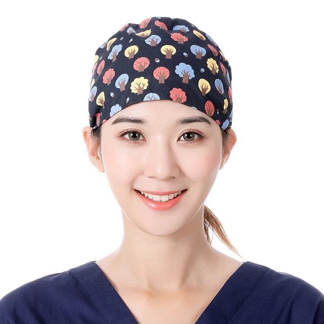 

Unisex cotton hat shop work hat casual gourd hat multicolor fashion scrub hat chef beautician pet shop headscarf