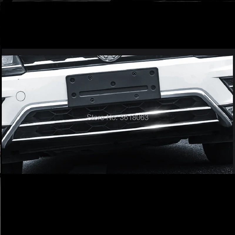 Хромированная решетка для Volkswagen VW Tiguan L 2016 2017 2018 2019 ABS Автомобильная Передняя