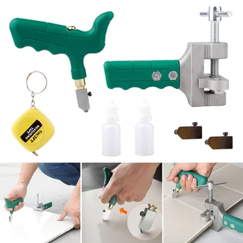 

Glass Tile Opener Hand-Held Large Wheel Multi-Function Durable Roller Cutter QJS Shop