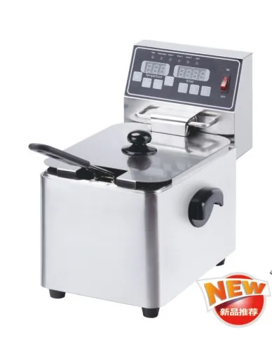 8L/6L/4LElectronic масляная фритюрница для пончиковая машина для церковной машины