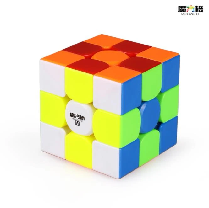 M level 3 color QIYI Mofangge WUWEI M 3x3 Магнитный куб профессиональный скоростной пазл магические магниты кубики WU WEI 3X3X3 м без наклеек Cubo Magico - Цвет: M level 3 color