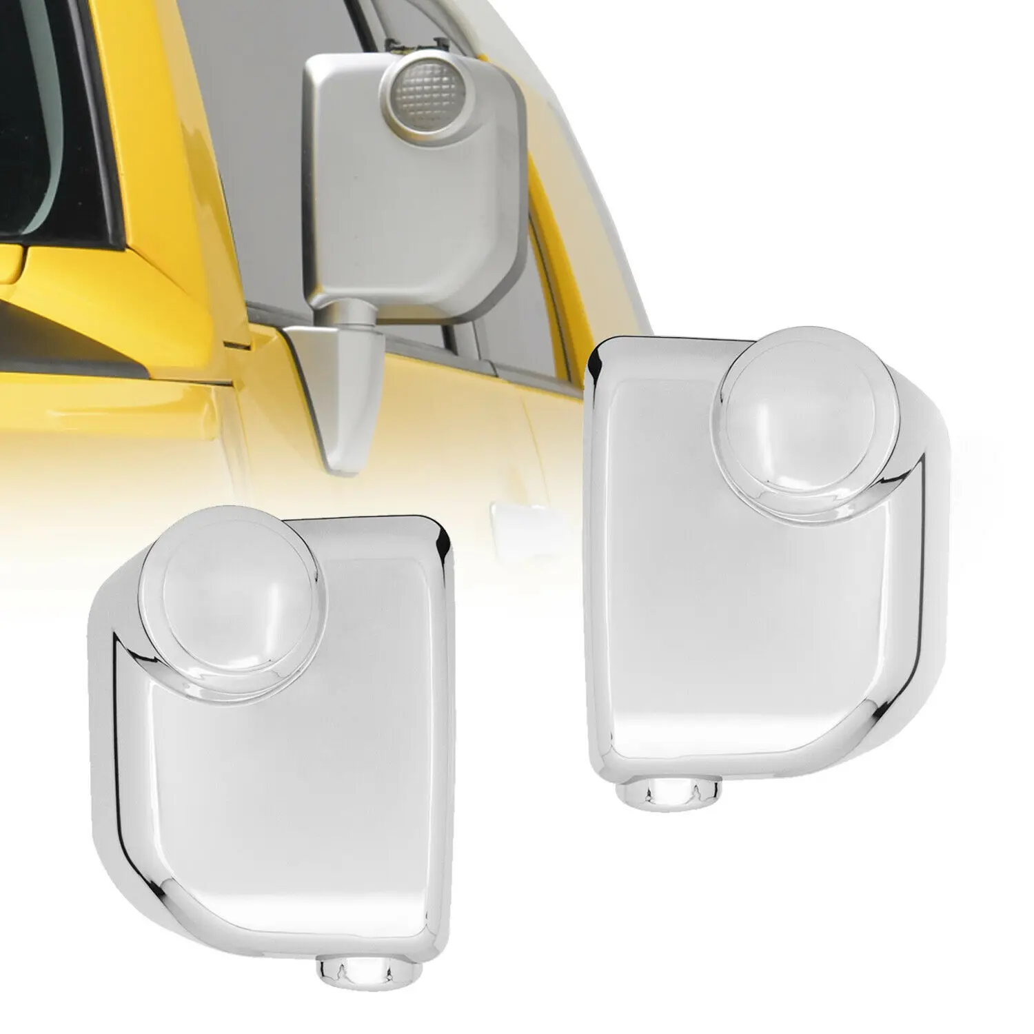 Тройное хромированное ABS покрытие зеркала автомобиля для Toyota FJ Cruiser 2007 2008 2009 2010 2012 2013