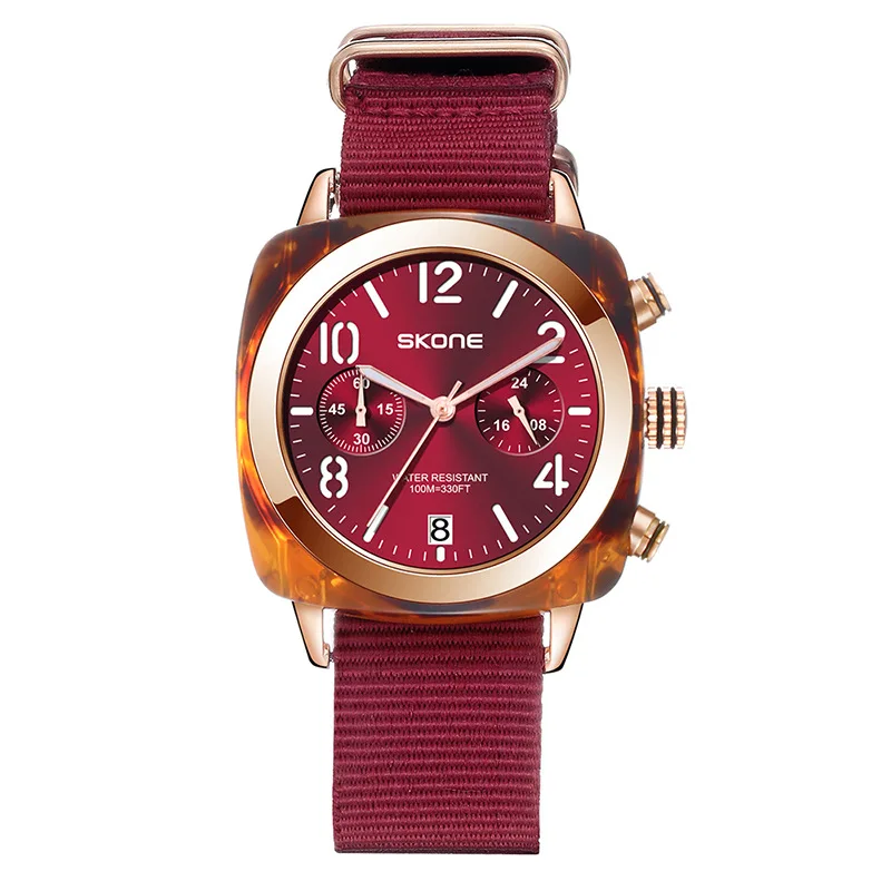 

2019 New Style Zhoudongyu Celebrity Style Watch Women's Fashion Large Dial Waterproof Student Network Red Watch Fashion Douyin H
