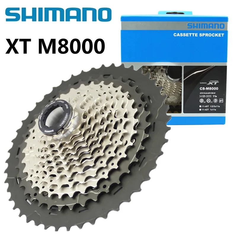 Shimano Deore XT CS M8000 велосипедная трещотка кассета 11 скорость 11v Звездочка 11-40 T/11-42 T/11-46 T горный велосипед MTB Freewheel 11s