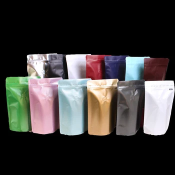 

Candy Sugar Snack Granul Powder Chocolate Coffee Grain Food Packaging Bag upright Aluminum Foil Valve Stand-up Pouch Zipper Lock