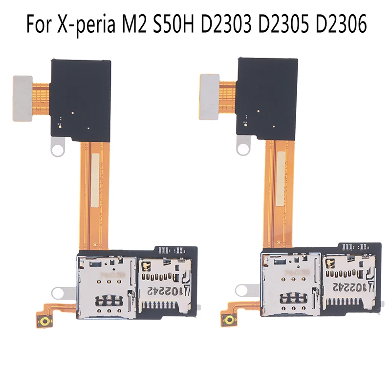 1 шт. sim-карта TF карта Sot Держатель гибкий кабель для Xperia M2 D2303 D2305 D2306 | Мобильные