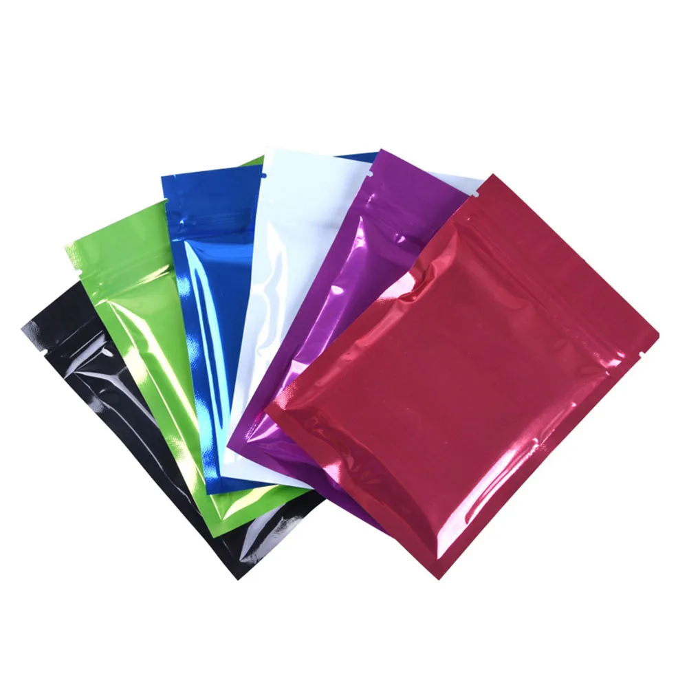 Gift Wrap Aluminum Foil Bag Packaging Bags Resealable Reusable Pouches