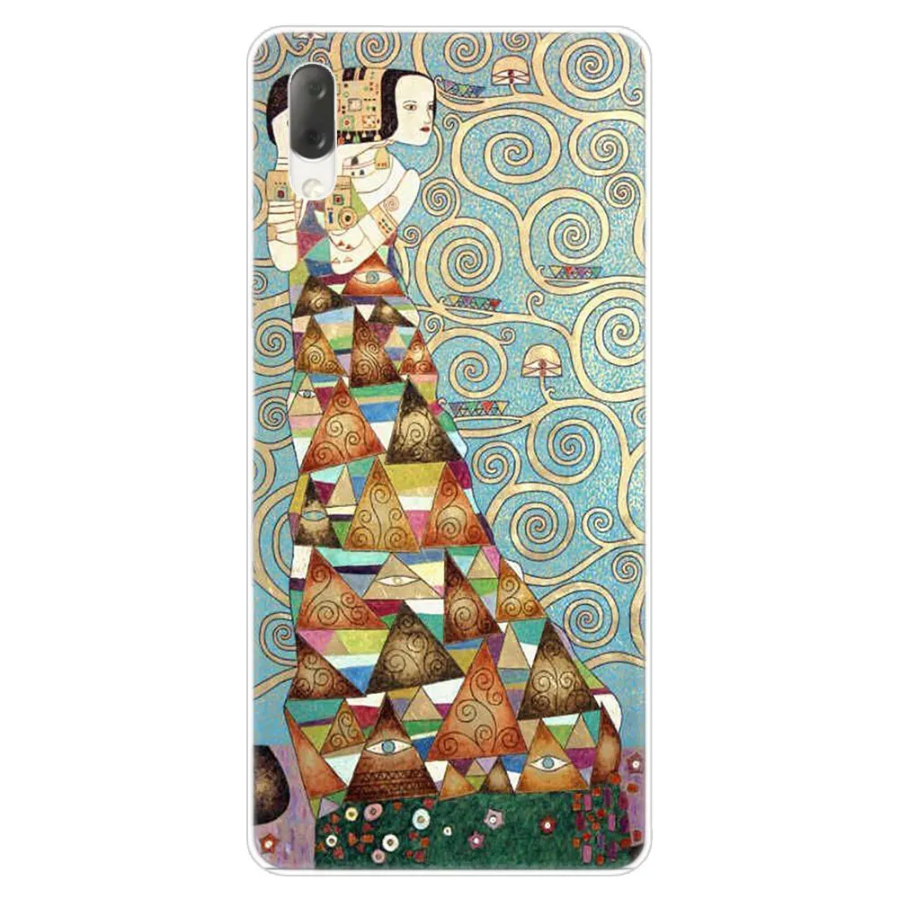 Жесткий чехол Kiss By Gustav Klimt для Sony Xperia L1 L2 L3 X XA XA1 XA2 XA3 Ultra 10 Plus E5 XZ XZ1 XZ2 Compact XZ3 XZ5 2 - Цвет: 012