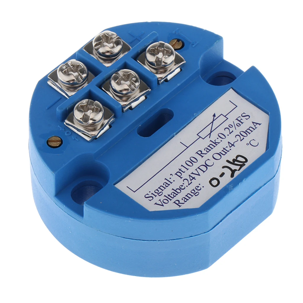 Temperature Sensor Transmitter Modules 24V DC 4-20MA PT100 SBW 0-250 ° C