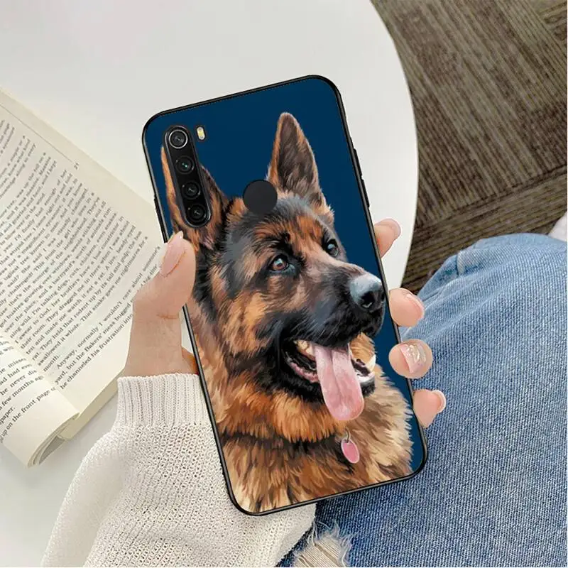 xiaomi leather case cosmos blue YNDFCNB German Shepherd Dog Phone Case For Redmi note 8Pro 8T 6Pro 6A 9 Redmi 8 7 7A note 5 5A note 7 case phone cases for xiaomi