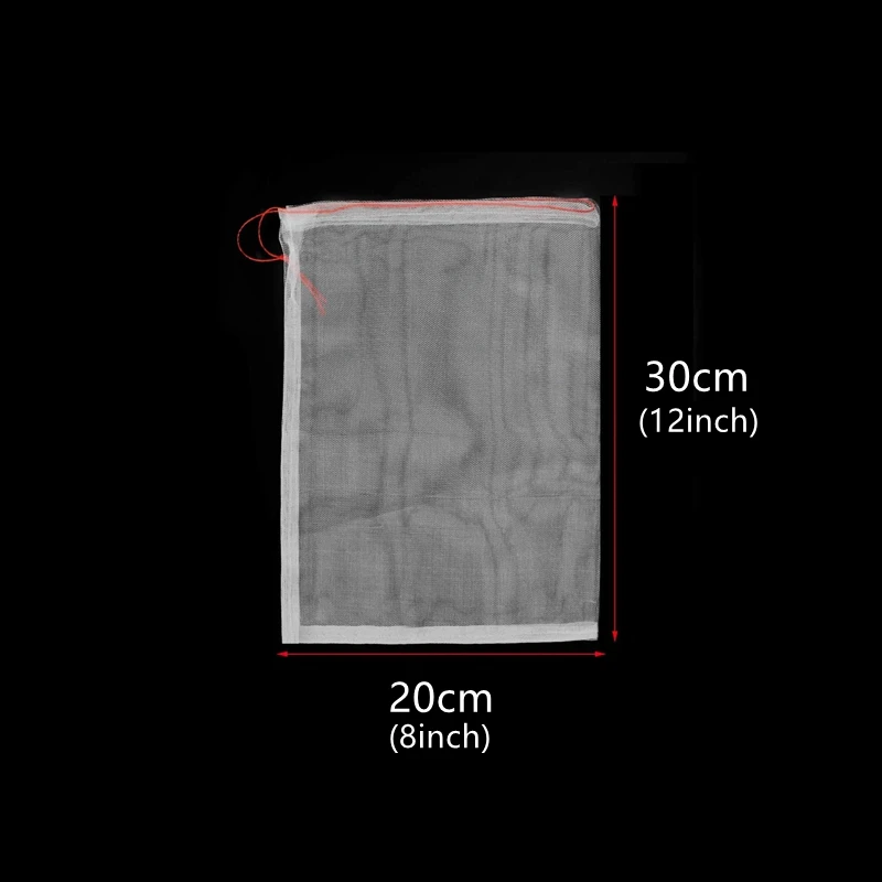 50 Pcs Fruit Bag Protection Insects Bug Net Barrier Bag Mesh Fruit Tree Protection Bags for Tomatoes Apples Grapes Grow Bags 