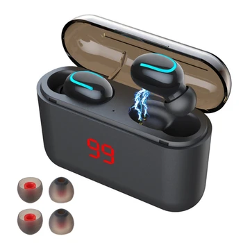

Q32 Wireless Bluetooth 5.0 TWS Mini Earbuds Digital Display Handsfree Headset