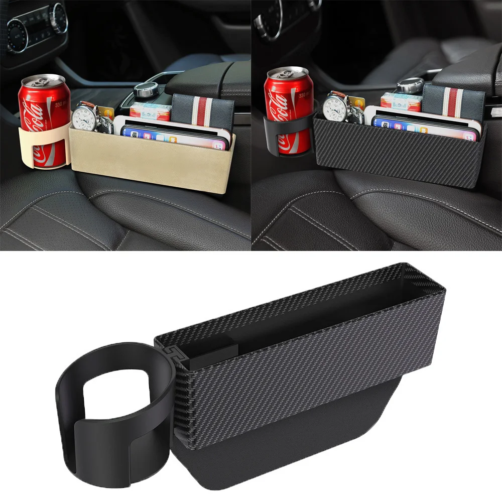 Car Seat Crevice Storage Box Slot Multi-function Organizer Car Foldable Quilted Cup Holder Car Interior Accessories Car Storage Car Seat Crevice Storage Box Slot Multi-function Organizer Car Foldable Quilted Cup Holder Car Interior Accessories Car Storage