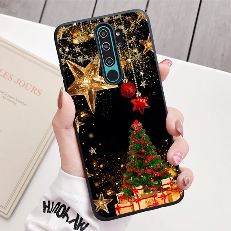 Chúc Giáng Sinh Silicone Ốp Lưng Điện Thoại Redmi Note 8 7 Pro S 8T Cho Redmi 9 7A Bao vỏ