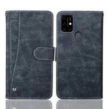 Роскошный кошелек UMIDIGI power 3 чехол 6,5" винтажный кожаный флип-чехол для телефона бизнес-сумка защитный чехол с передними отделениями для карт