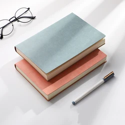 Cahier Simple en cuir souple, Notebook rétro anniversaire, Portable, pour travail créatif, pour Art 
