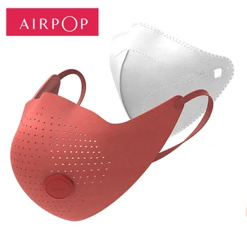 

Xiaomi mijia AirPOP Air Wear PM0.3 / pm2.5 Anti-haze Face Mask With 2pcs Filter Adjustable Ear Hanging Comfortable Face Masks