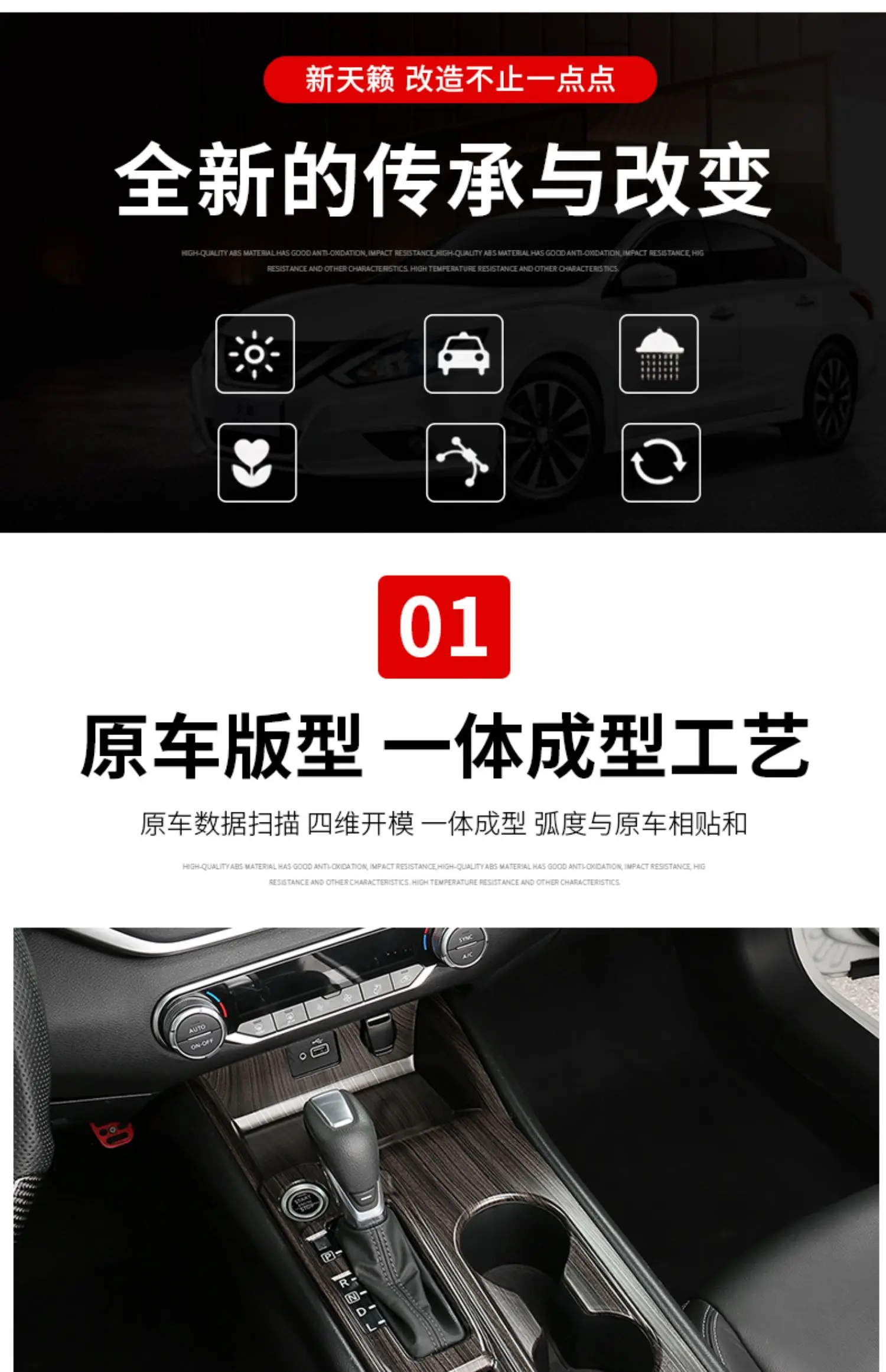 Автомобильный Стайлинг для NISSAN 7th Teana, интерьерная панель переключения передач, центральный контроль, водная чашка, украшение, автомобильные принадлежности